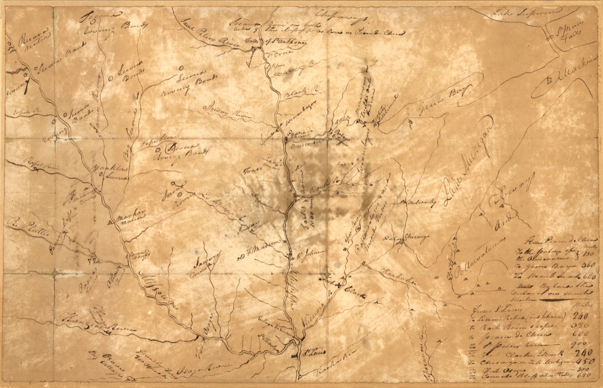 Illinois frontier map